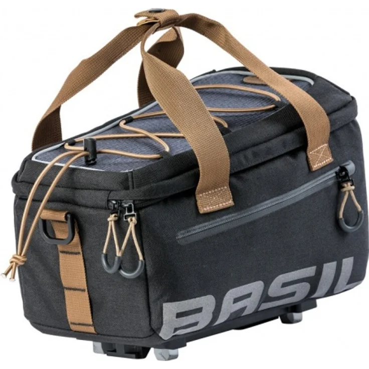 Basil Gepäckträgertasche MIK Miles black slate wasserdicht Größe 31x20x23cm 7 ltr. – Bild 1