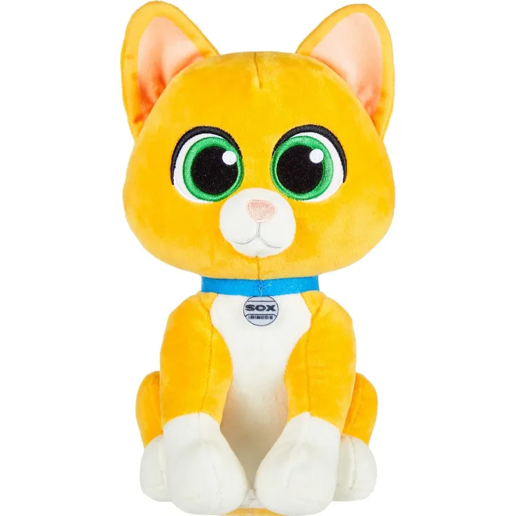 Buzz Lightyear Disney Sox Plüsch, Space Mission Roboterkatze, Film-inspiriertes, sprechendes Plüschtier (englische Version), ab 3 Jahren