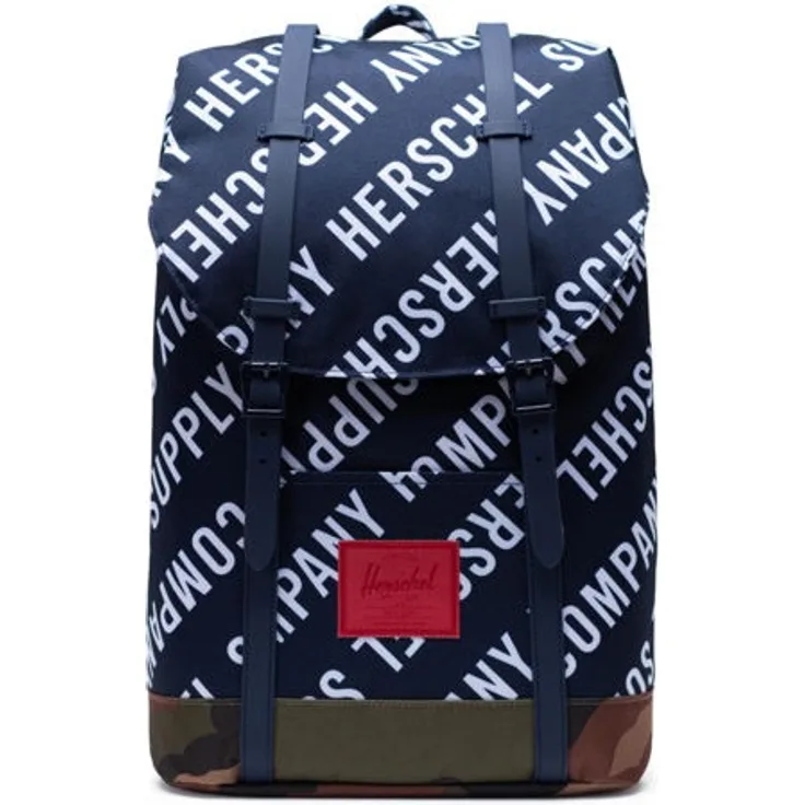 Herschel Rucksack Retreat Roll Call Peacoat Woodland 356
