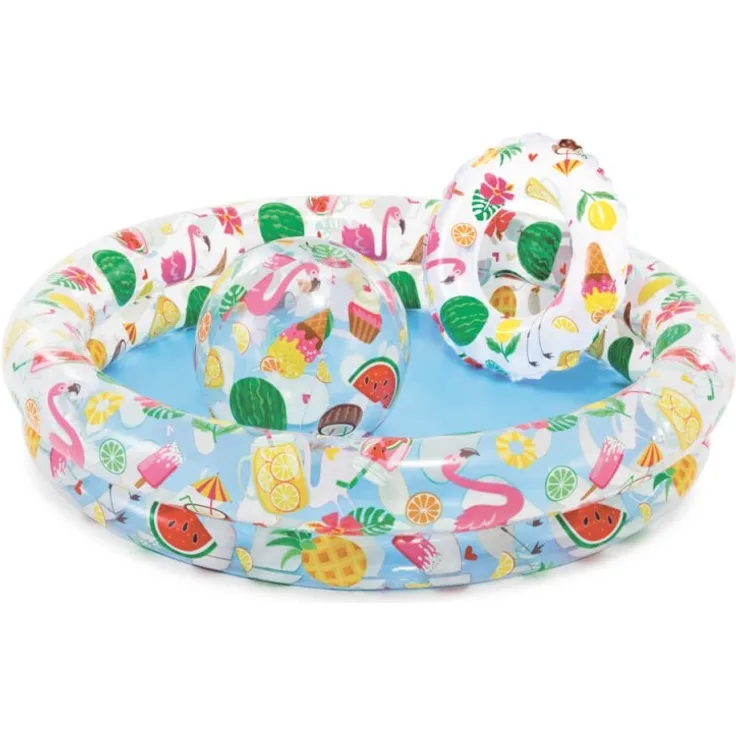 Intex® 2-Ring-Pool Set Just so Fruity Ø 122 cm