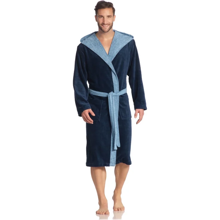 Vossen Unisex Bademantel Poppy winternight | XL – Bild 2