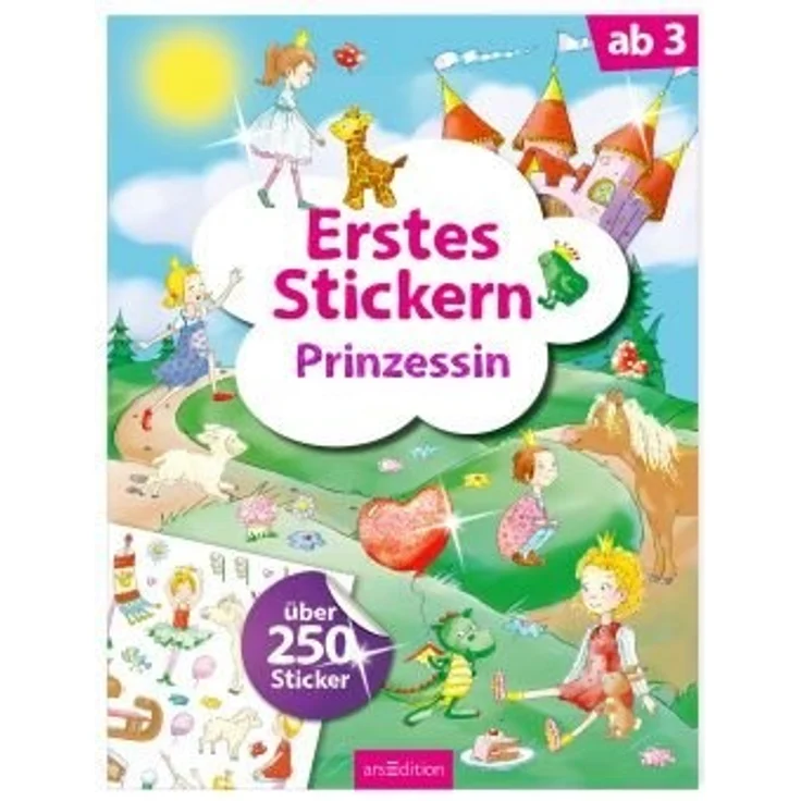 Erstes Stickern - Prinzessin