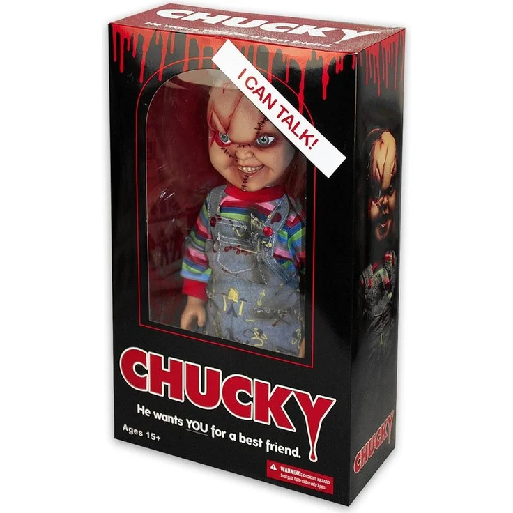 Funktionspuppe Chucky-Child's Play Talking Chucky 38 cm, Englisch – Bild 2