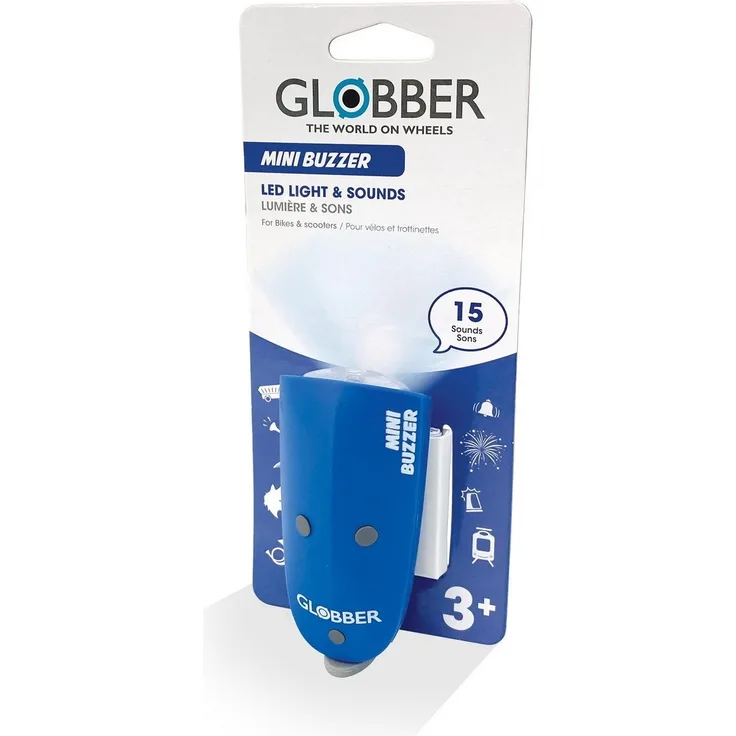GLOBBER Mini Buzzer Sound-Leuchte dunkelblau ZUBEHÖR