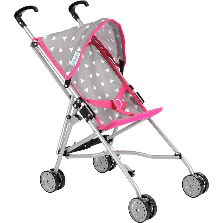 Kinderplay Puppenbuggy, Puppenwagen, Puppen Buggy - Leichte Stabile Konstruktion, Griffhöhe 54 cm, Modell KP0290 (KP0290S) – Bild 1