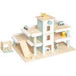 Pinolino Parkhaus 'Kurt' mit Zubehör, 10-teilig, ab 3 Jahren, 57 x 40 x 37 cm, 3 Etagen