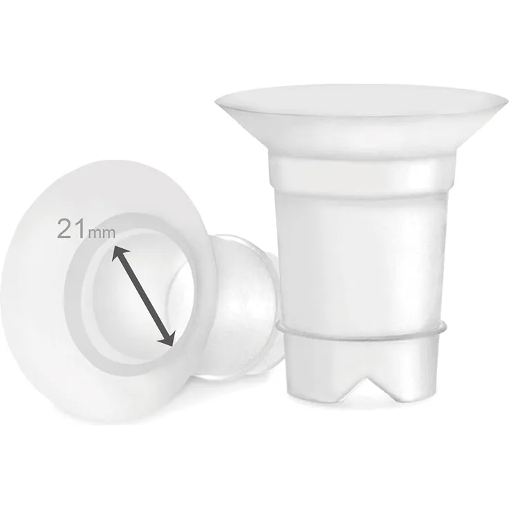 Maymom Flaschen-Einsätze 21 mm für Madela und Spectra 24 mm Schilder, für Madela Freestyle und Sonata zur Reduzierung des Brustwarzen-Tunnels auf bis zu 21 mm