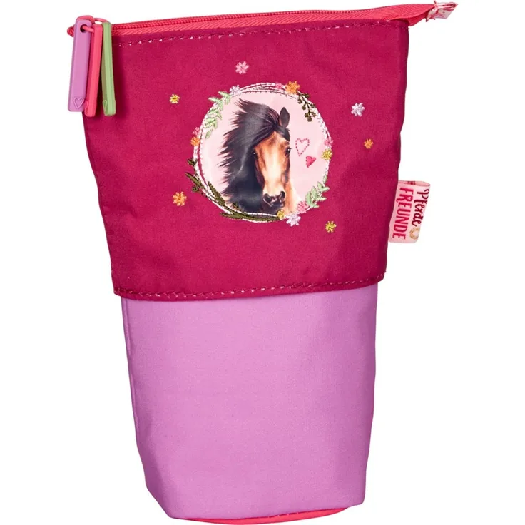Stifte Etui 2-in-1 - Pferdefreunde