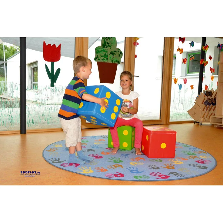 Eduplay Soft Würfel 30 X 30 X 30 cm Blau, 1 Stück