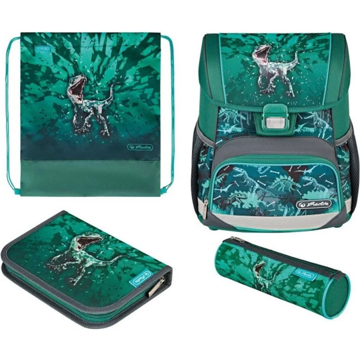 Herlitz Schulranzenset Loop Plus Green Rex – Bild 1