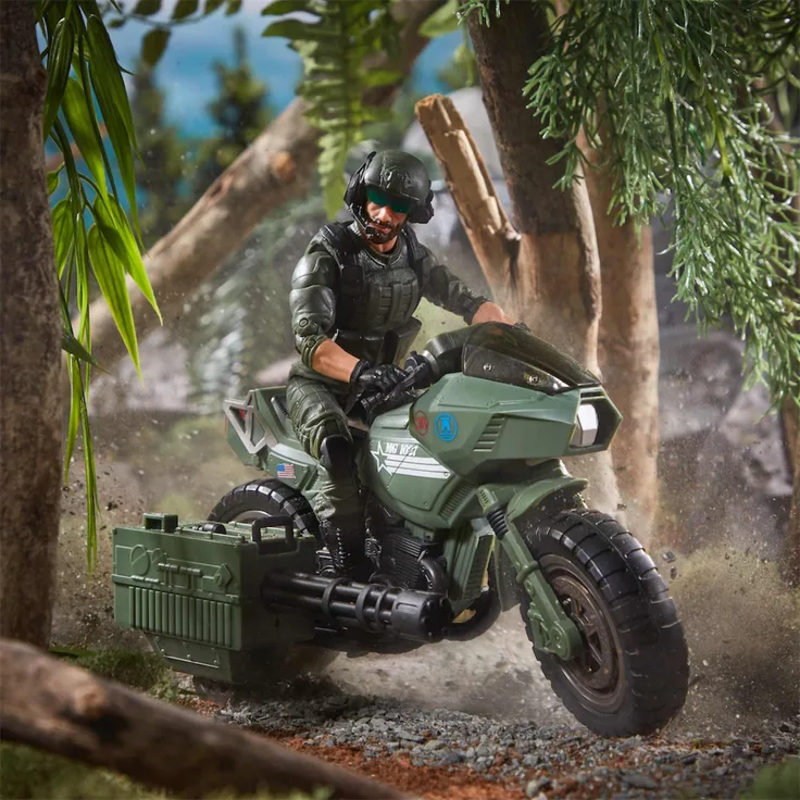 G. I. Joe Alvin Breaker Kinney mit Ram Cycle S 15 cm SD-HSBF07625L0 Farbig