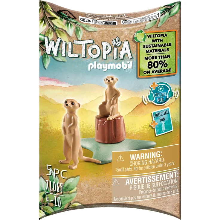 PLAYMOBIL Wiltopia 71069 'Erdmännchen', 5 Teile, ab 4 Jahren – Bild 1