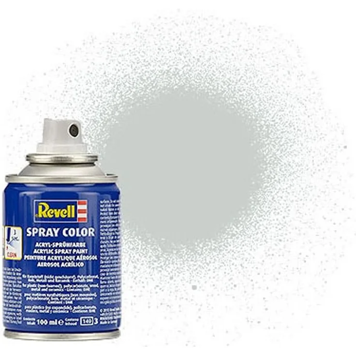 Spray hellgrau, seidenmatt Revell Sprühfarbe auf Acrylbasis