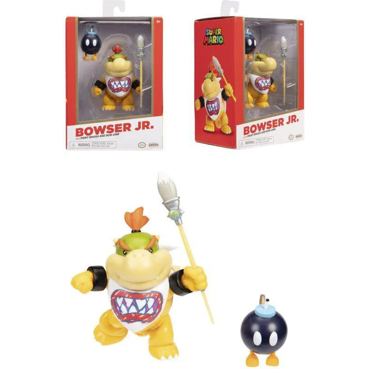Super Mario - Bowser Junior 10 cm Figur (Sammlerbox)