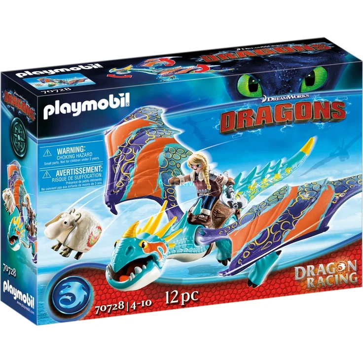 PLAYMOBIL Dragons 70728 'Dragon Racing: Astrid und Sturmpfeil', 12 Teile, ab 4 Jahren – Bild 1