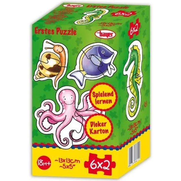 Bayer Design Puzzle Pieces Animals