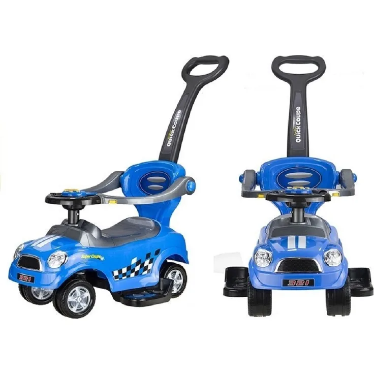 LEANToys Blue Coupe Pusher Pusher Ride