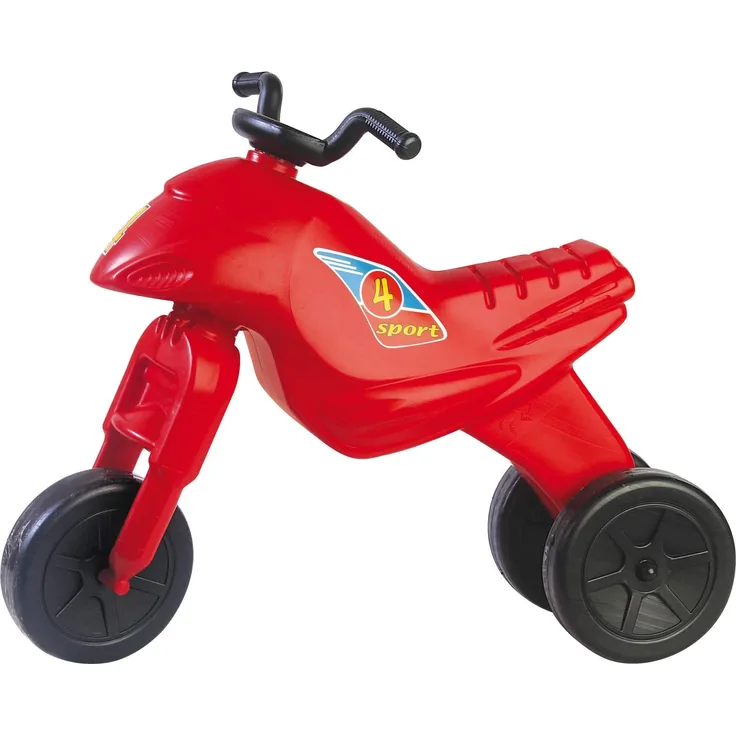 Dohany Rutscher Motorrad Fahrzeug 4 Maxi Kinder Laufrad Lauflernrad (rot)