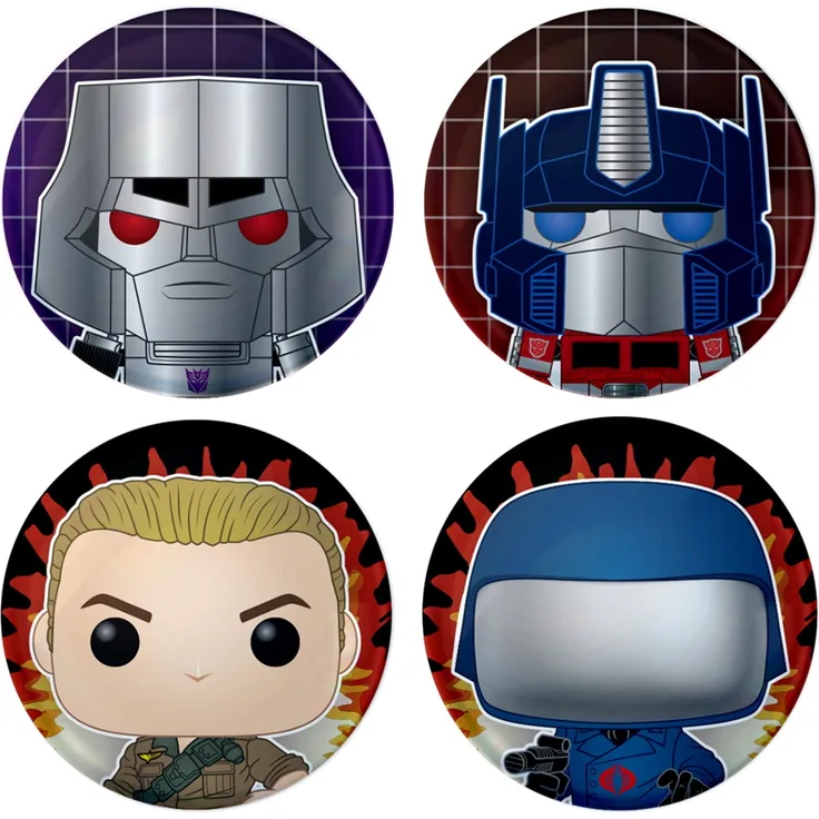 Transformers G. I. Joe Buttons - Funko Button Ansteckbutton