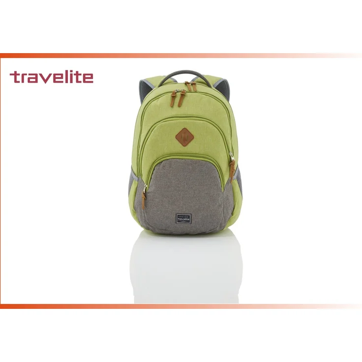 schicker Travelite Basics Freizeitrucksack, grün-grau – Bild 5