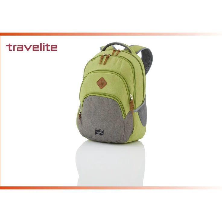 schicker Travelite Basics Freizeitrucksack, grün-grau – Bild 1