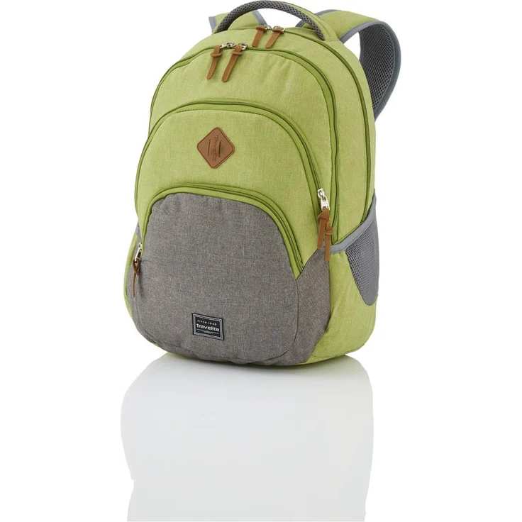 schicker Travelite Basics Freizeitrucksack, grün-grau – Bild 2