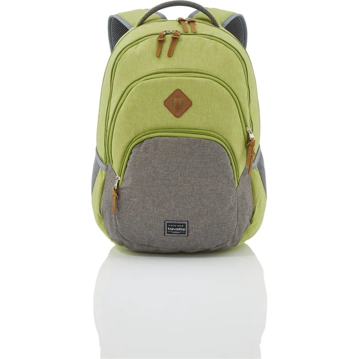 schicker Travelite Basics Freizeitrucksack, grün-grau – Bild 6