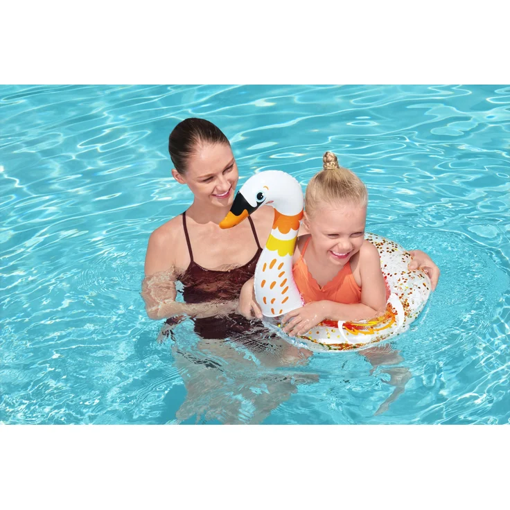 Bestway® Glitzernder Schwimmring mit Tierkopf, sortiert, 1x Stück, zufällige Auswahl – Bild 15