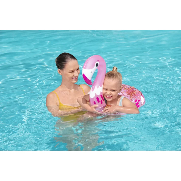 Bestway® Glitzernder Schwimmring mit Tierkopf, sortiert, 1x Stück, zufällige Auswahl – Bild 16