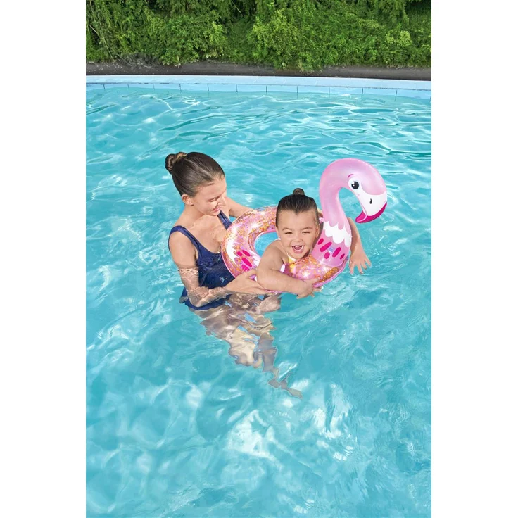 Bestway® Glitzernder Schwimmring mit Tierkopf, sortiert, 1x Stück, zufällige Auswahl – Bild 19