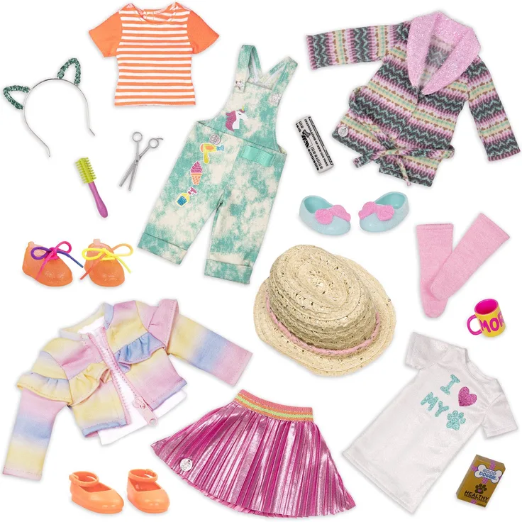 Glitter Girls GG50162Z 14" DOLL Deluxe Multi-Pack Outfit