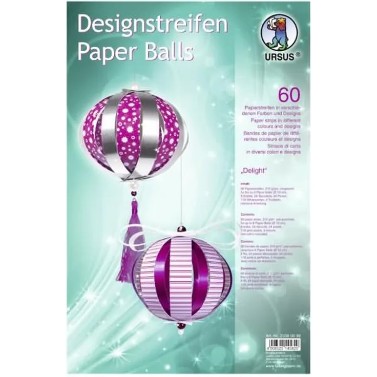 Ludwig Bähr Bastelset Designstreifen Paper Balls Delight - Preisvergleich