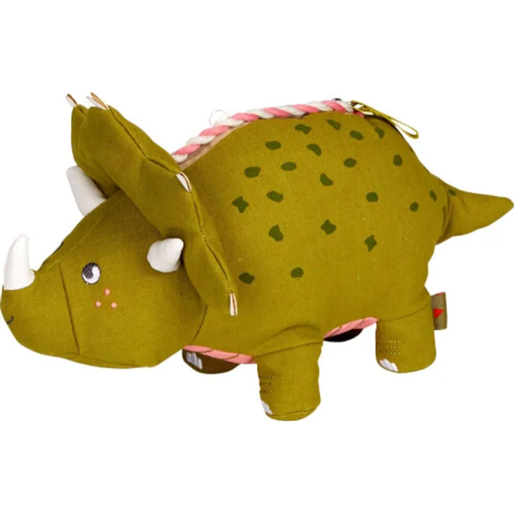 Stofftier mit Geheimfach Dino - Tierisches Taschentheater