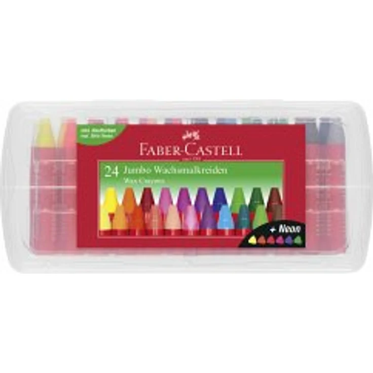 Faber Castell Jumbo Wax Crayons 24 pcs – Bild 1