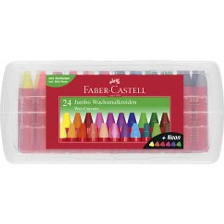 Faber Castell Jumbo Wax Crayons 24 pcs