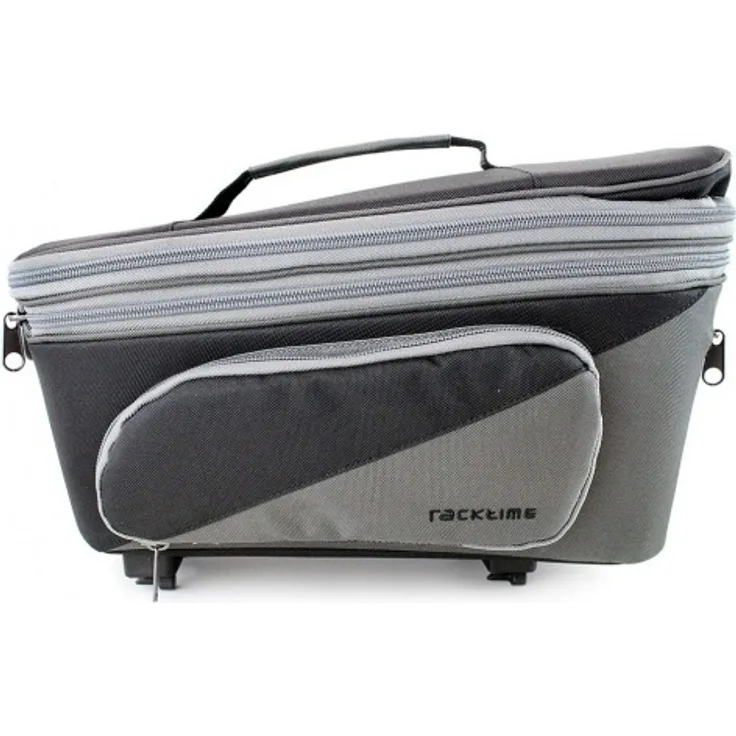 Racktime System Tasche Talis Plus schwarz grau inkl. Snapit Adapter Größe 27x37x20cm 15 ltr. - Preisvergleich