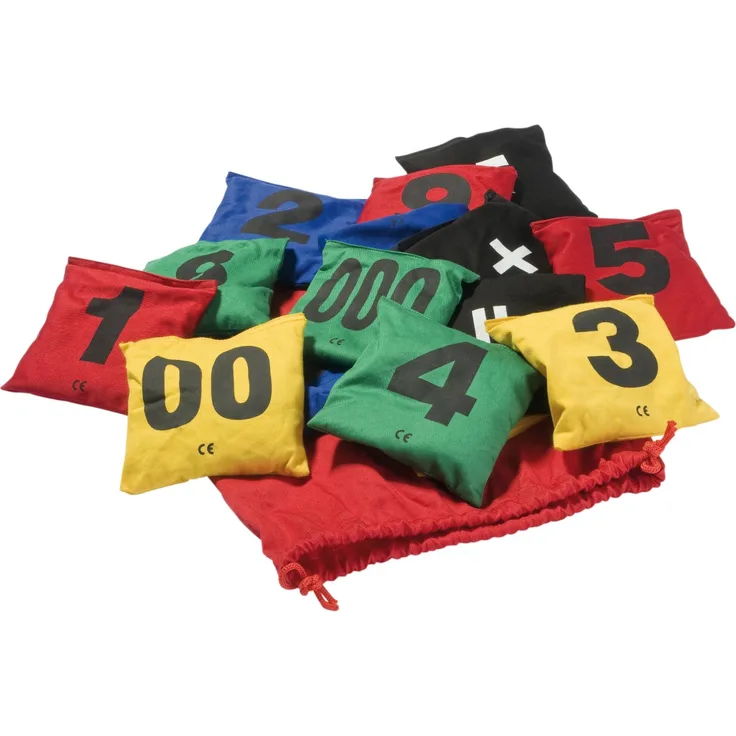 tanga sports® Bohnensäckchen mit Zahlen