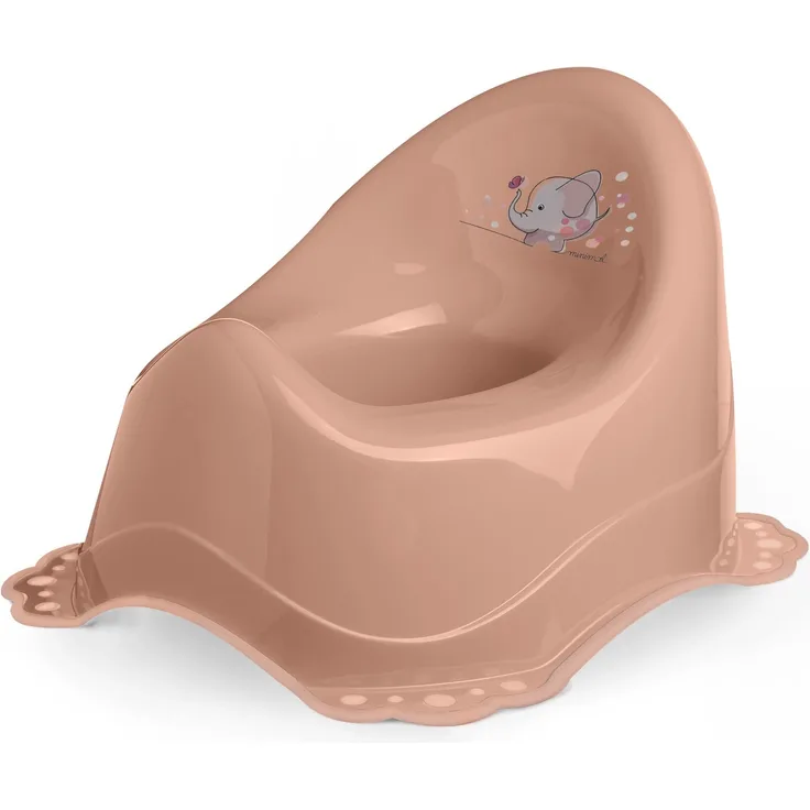 DOCARI Baby Töpfchen Mädchen Pfirsich ab 1 Jahr - Toilettentrainer für Kinder bequem & praktisch für unterwegs und zuhause - Erste Kindertoilette Ergonomisches Töpfchen Kindertöpfchen - Preisvergleich