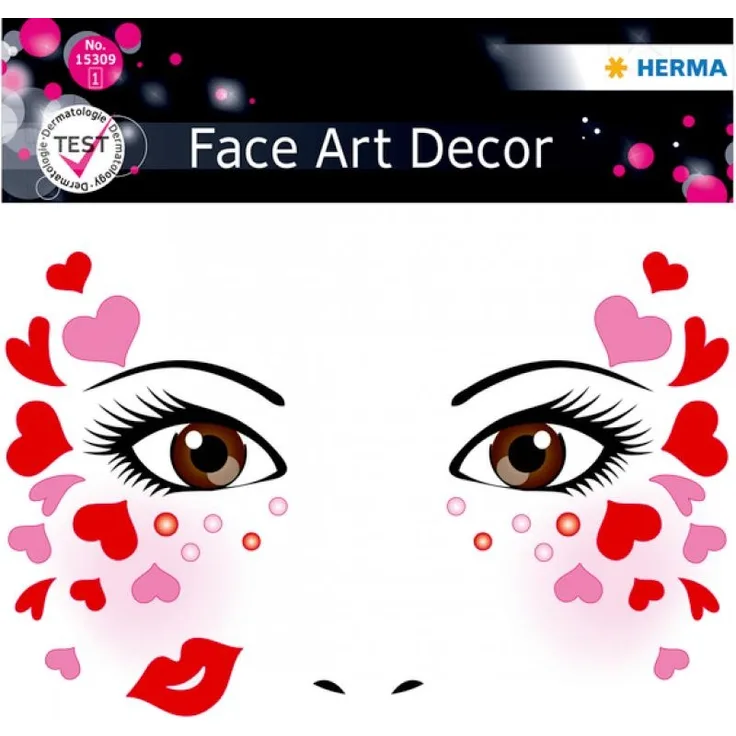 Gesichts Sticker Liebe