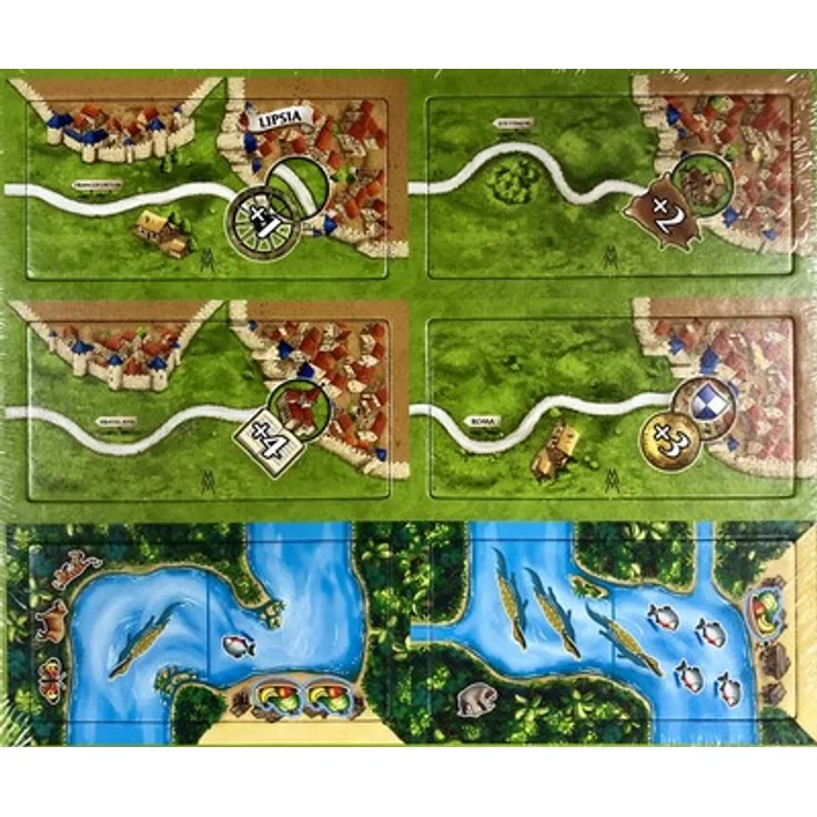 Carcassonne 2. Ed. : Märkte zu Leipzig & Carcassonne Amazonas (Mini-Erw. )