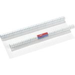 herlitz Bucheinschlagfolie 40 x 100 cm, farblos, selbstklebend