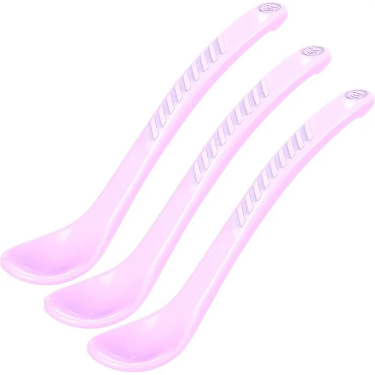 Twistshake Fütterungslöffel, Pastellviolett, 6+ Monate, 3-teilig