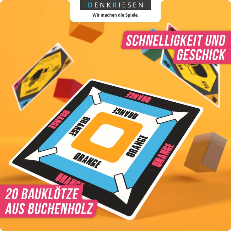 RANKLOTZEN - „Auf die Klötze, fertig, los!“ - 6 Spieler Edition – Bild 4