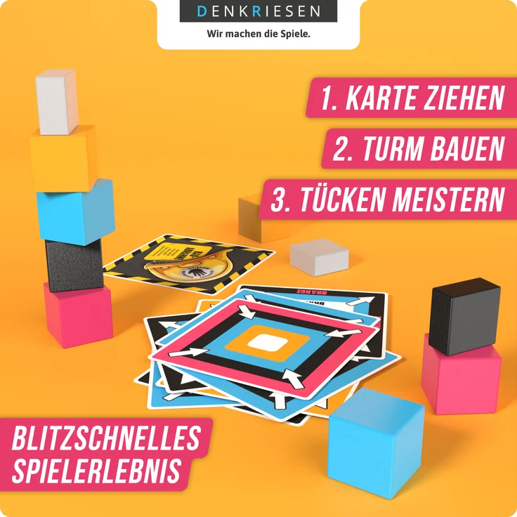 RANKLOTZEN - „Auf die Klötze, fertig, los!“ - 6 Spieler Edition – Bild 3