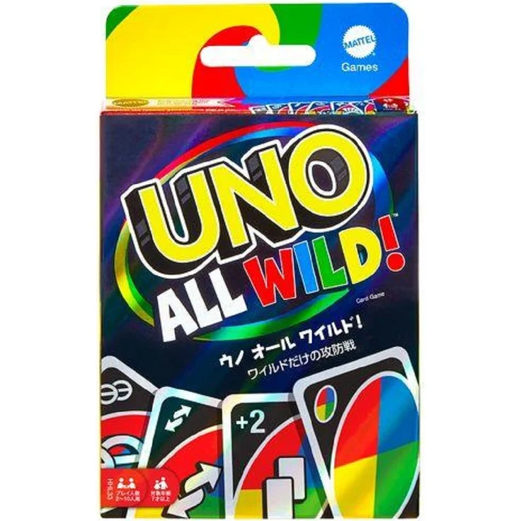 Mattel Games UNO All Wild, Kartenspiel, Familienspiel – Bild 1