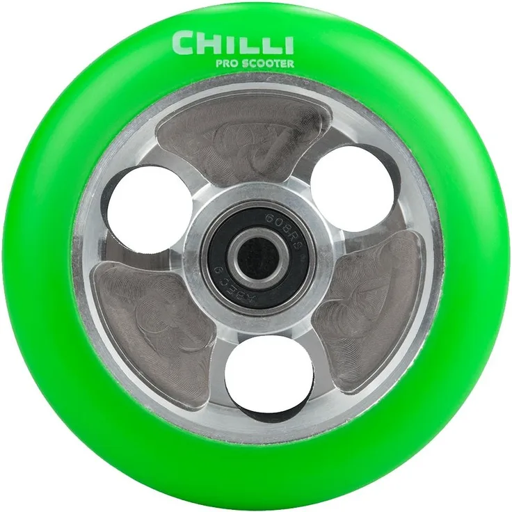 Chilli - Parabol 100mm - Stunt Scooter Rolle Grün