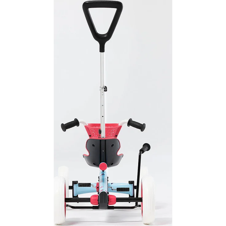 BERG 'Gokart Buzzy Bloom 2-in-1', inkl. Schubstange, ab 2 Jahren, max. belastbar bis 30 kg, hellblau/pink – Bild 6