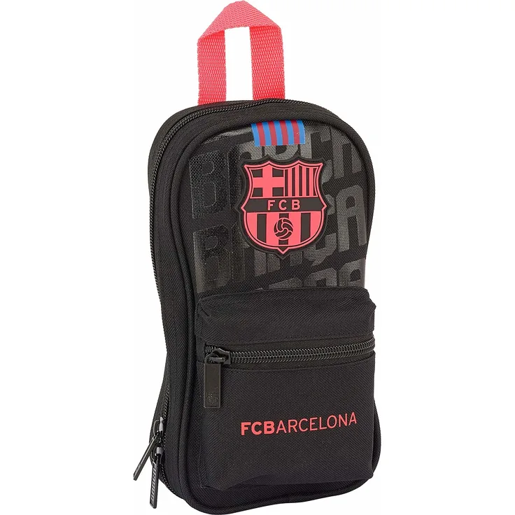 FC Barcelona SAFTA - F. c. Oficial Neceser Con 4 Estuches Federmäppchen, 23 cm, 1. 4 liters, Blau (Azul)