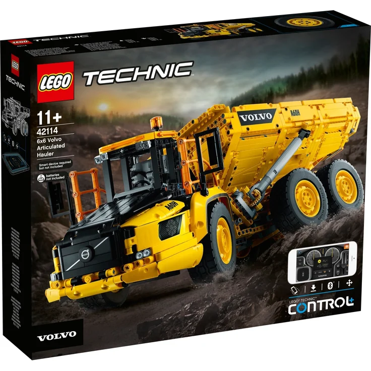 LEGO Technic 42114 'Knickgelenkter Volvo-Dumper (6x6)', 2193 Teile, ab 11 Jahren, viele Funktionen, steuerbar per App – Bild 3