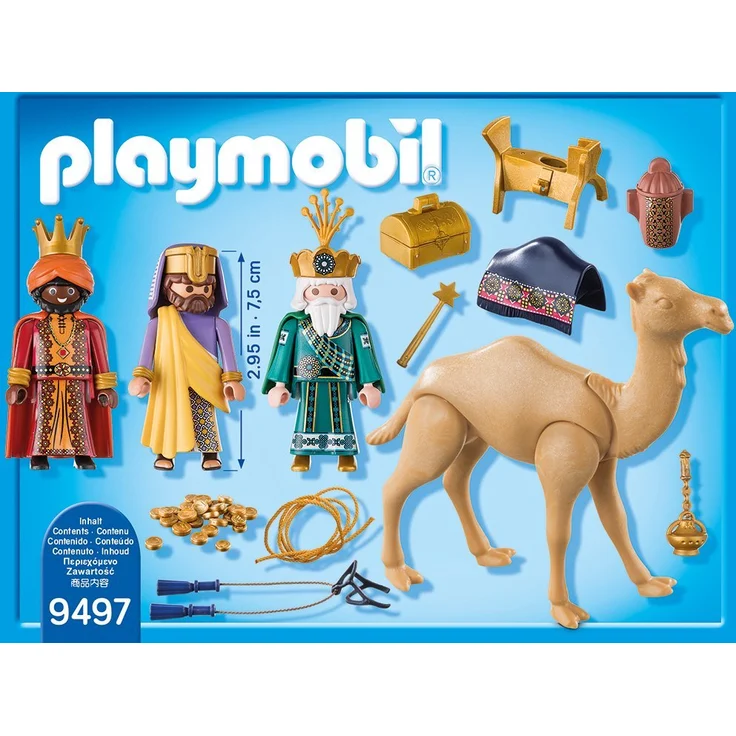 Playmobil Christmas 9497 'Heilige Drei Könige', 58 Teile, ab 4 Jahren – Bild 3